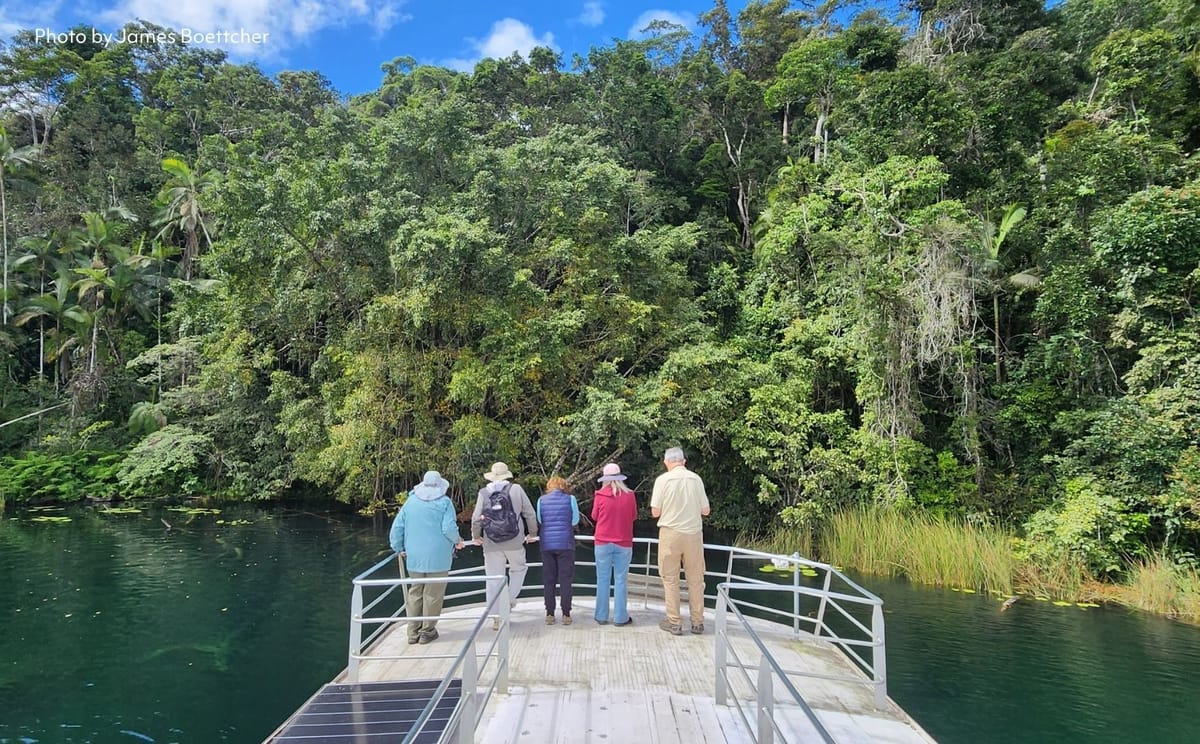 Guests on tour in the Daintree