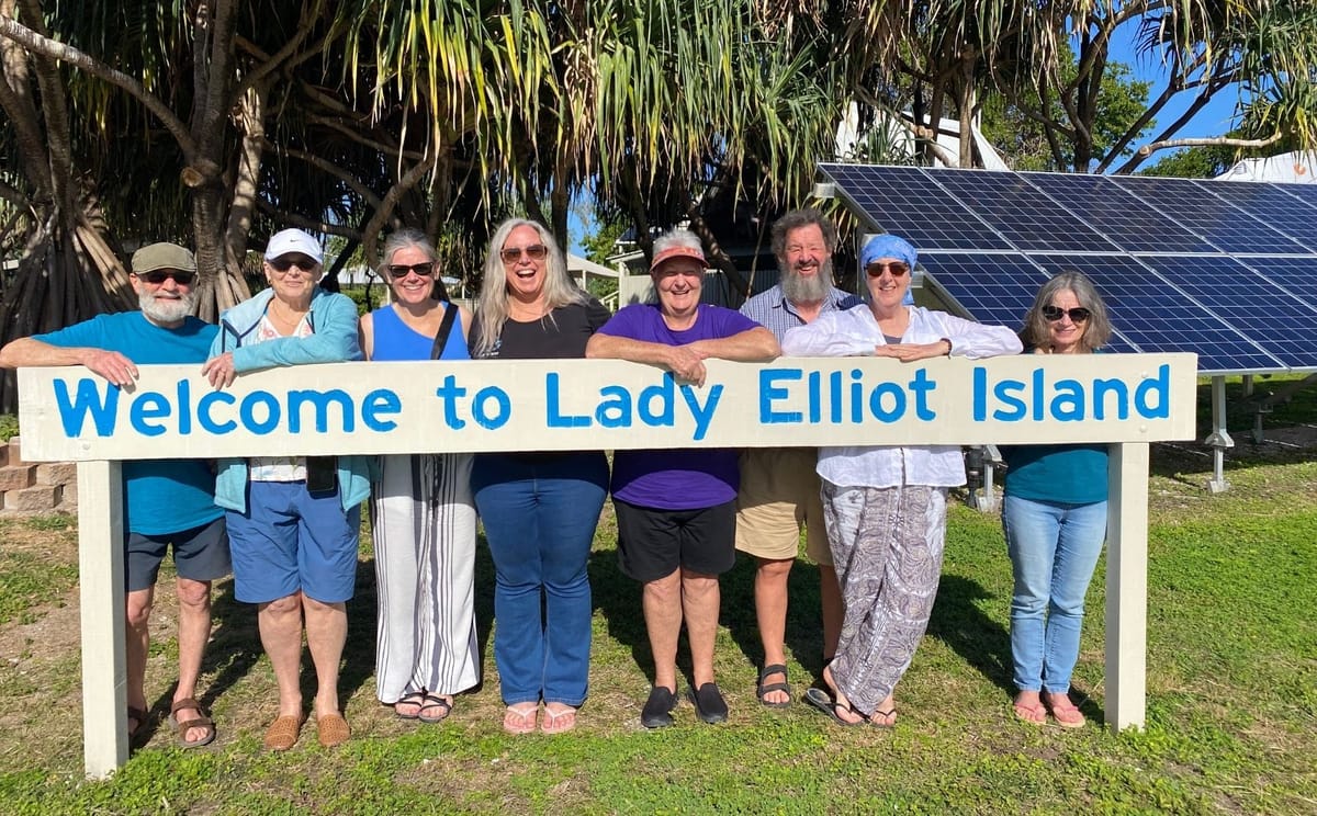 AGT guests on Lady Elliot Island