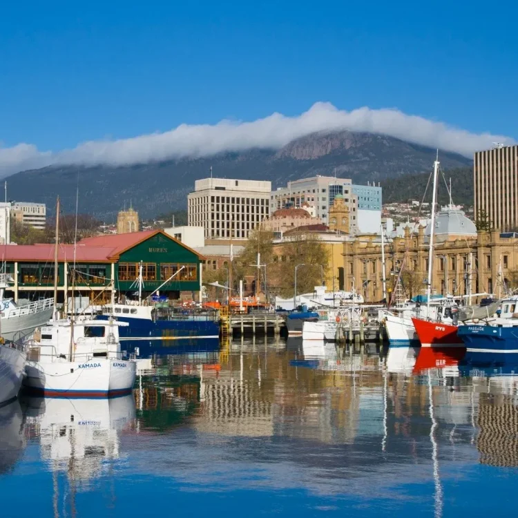 Departure from Hobart